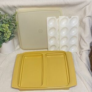 Vintage Tupperware Deviled Egg Keeper/Carrier